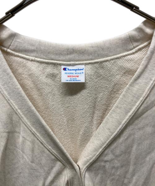 ETRE TOKYO（エトレトウキョウ）ETRE TOKYO (エトレトウキョウ) Champion REVERSE WEAVE (チャンピオン リバース ウィーブ) スウェットカーディガン アイボリー サイズ:Mの古着・服飾アイテム