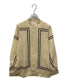 HYKE（ハイク）の古着「PRINTED BLOUSE」｜ベージュ