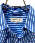 中古・古着 ENFOLD (エンフォルド) ストライプブラウス ブルー サイズ:38：20000円
