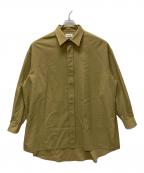 THE RERACSザ リラクス）の古着「SIDE SLIT LONG SHIRT」｜ブラウン