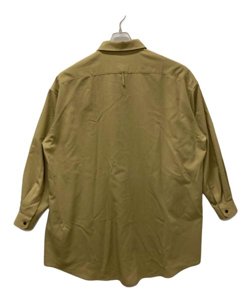 THE RERACS（ザ リラクス）THE RERACS (ザ リラクス) SIDE SLIT LONG SHIRT ブラウン サイズ:表記無しの古着・服飾アイテム