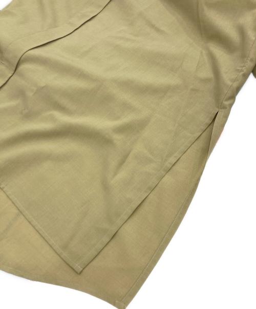 THE RERACS（ザ リラクス）THE RERACS (ザ リラクス) SIDE SLIT LONG SHIRT ブラウン サイズ:表記無しの古着・服飾アイテム