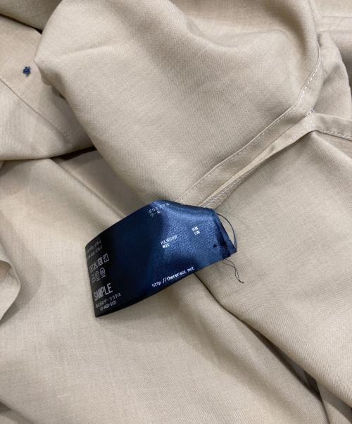 THE RERACS（ザ リラクス）THE RERACS (ザ リラクス) SIDE SLIT LONG SHIRT ブラウン サイズ:表記無しの古着・服飾アイテム