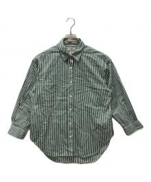 journal standard L'essage（ジャーナルスタンダード レサージュ）の古着「THOMAS MASON ロングシャツ」｜グリーン