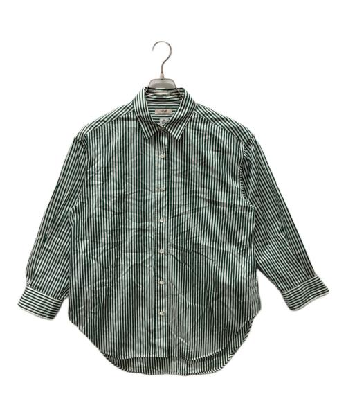 journal standard L'essage（ジャーナルスタンダード レサージュ）journal standard L'essage (ジャーナルスタンダード レサージュ) THOMAS MASON ロングシャツ グリーン サイズ:表記なしの古着・服飾アイテム