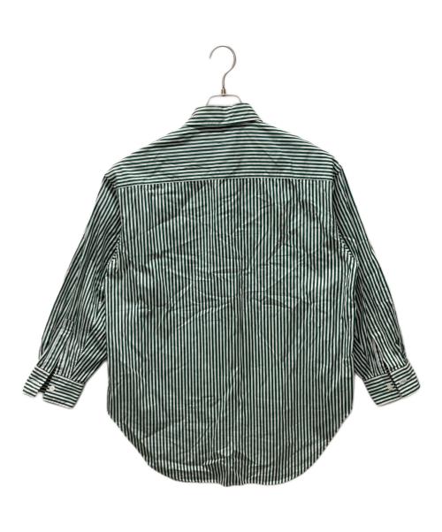 journal standard L'essage（ジャーナルスタンダード レサージュ）journal standard L'essage (ジャーナルスタンダード レサージュ) THOMAS MASON ロングシャツ グリーン サイズ:表記なしの古着・服飾アイテム