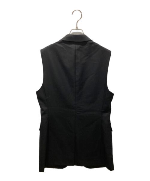 COMME des GARCONS HOMME PLUS（コムデギャルソンオムプリュス）COMME des GARCONS HOMME PLUS (コムデギャルソンオムプリュス) スリーブレスウール3Bテーラードジャケット/3Bベスト ブラック サイズ:Sの古着・服飾アイテム