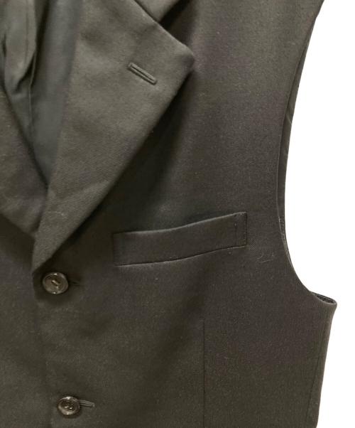 COMME des GARCONS HOMME PLUS（コムデギャルソンオムプリュス）COMME des GARCONS HOMME PLUS (コムデギャルソンオムプリュス) スリーブレスウール3Bテーラードジャケット/3Bベスト ブラック サイズ:Sの古着・服飾アイテム