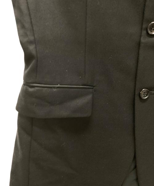 COMME des GARCONS HOMME PLUS（コムデギャルソンオムプリュス）COMME des GARCONS HOMME PLUS (コムデギャルソンオムプリュス) スリーブレスウール3Bテーラードジャケット/3Bベスト ブラック サイズ:Sの古着・服飾アイテム
