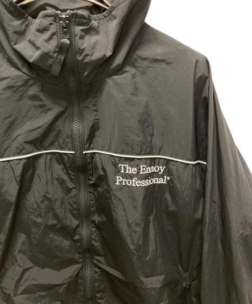 The Ennnoy Professional（ザ エンノイ プロフェッショナル）The Ennnoy Professional (ザ エンノイ プロフェッショナル) PIPING NYLON TRACK SUIT/ナイロントラックジャケット ブラック サイズ:Mの古着・服飾アイテム