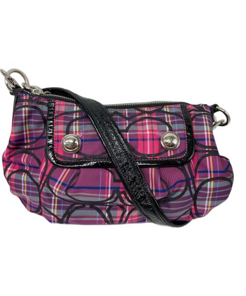 COACH（コーチ）COACH (コーチ) ショルダーバッグ ピンクの古着・服飾アイテム