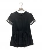 BORDERS at BALCONYボーダーズアットバルコニー）の古着「CORSET TEE」｜ブラック