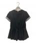 BORDERS AT BALCONY (ボーダーズアットバルコニー) CORSET TEE ブラック サイズ:38：6000円