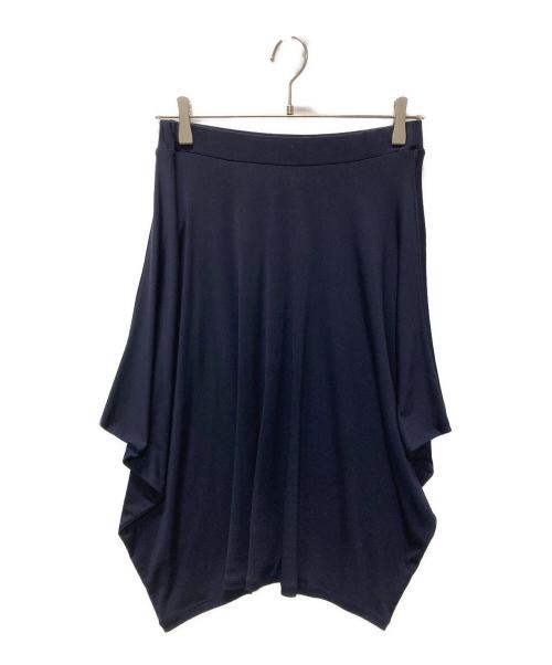ISSEY MIYAKE（イッセイミヤケ）ISSEY MIYAKE (イッセイミヤケ) 変形イージースカート ネイビー サイズ:2の古着・服飾アイテム