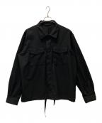 SOPHNET.ソフネット）の古着「HEM CODE SHIRT JACKET」｜ブラック