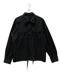 SOPHNET.（ソフネット）の古着「HEM CODE SHIRT JACKET」｜ブラック