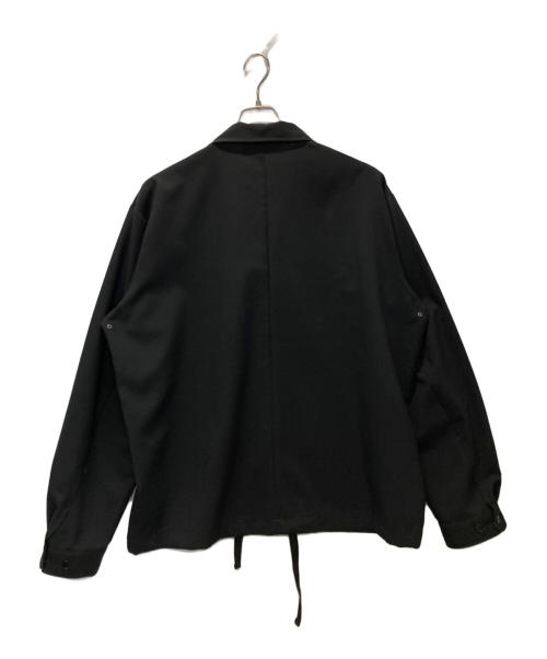 SOPHNET.（ソフネット）SOPHNET. (ソフネット) HEM CODE SHIRT JACKET ブラック サイズ:Lの古着・服飾アイテム