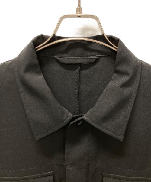 SOPHNET.（ソフネット）SOPHNET. (ソフネット) HEM CODE SHIRT JACKET ブラック サイズ:Lの古着・服飾アイテム