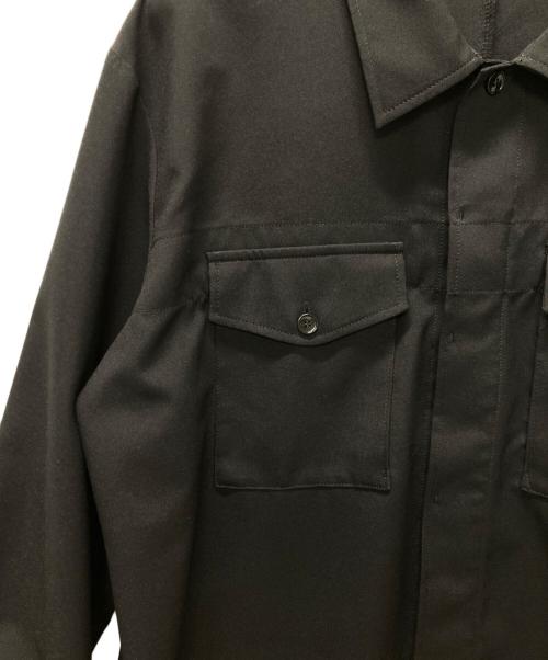 SOPHNET.（ソフネット）SOPHNET. (ソフネット) HEM CODE SHIRT JACKET ブラック サイズ:Lの古着・服飾アイテム