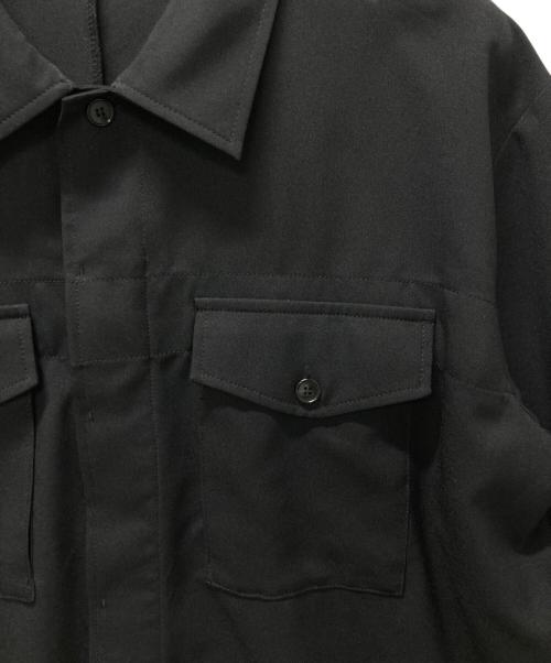 SOPHNET.（ソフネット）SOPHNET. (ソフネット) HEM CODE SHIRT JACKET ブラック サイズ:Lの古着・服飾アイテム
