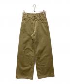 AUTHEN×Spick and Spanオーセン×スピック＆スパン）の古着「別注2BELT PANT」｜ベージュ
