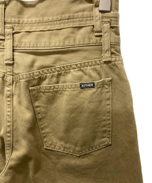 AUTHEN（オーセン）AUTHEN (オーセン) Spick and Span (スピック＆スパン) 別注2BELT PANT ベージュ サイズ:W25の古着・服飾アイテム