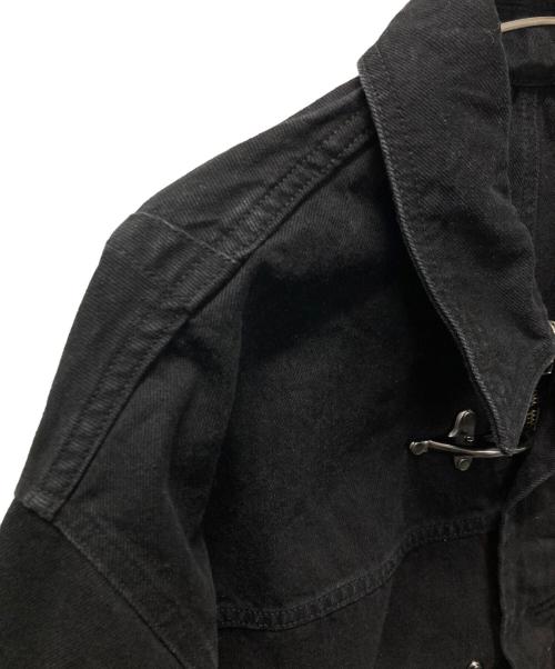 HARE（ハレ）HARE (ハレ) ファイヤーマンバックルデニムブルゾン ブラック サイズ:Mの古着・服飾アイテム