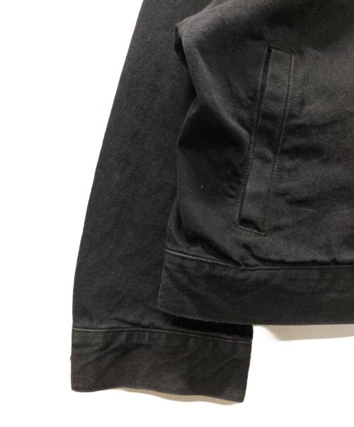 HARE（ハレ）HARE (ハレ) ファイヤーマンバックルデニムブルゾン ブラック サイズ:Mの古着・服飾アイテム