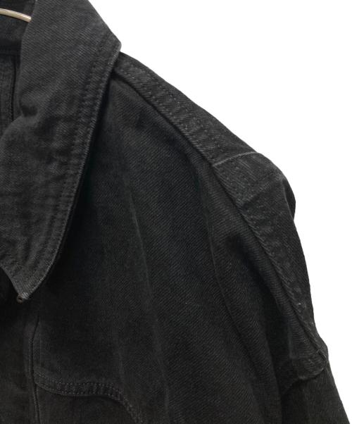 HARE（ハレ）HARE (ハレ) ファイヤーマンバックルデニムブルゾン ブラック サイズ:Mの古着・服飾アイテム