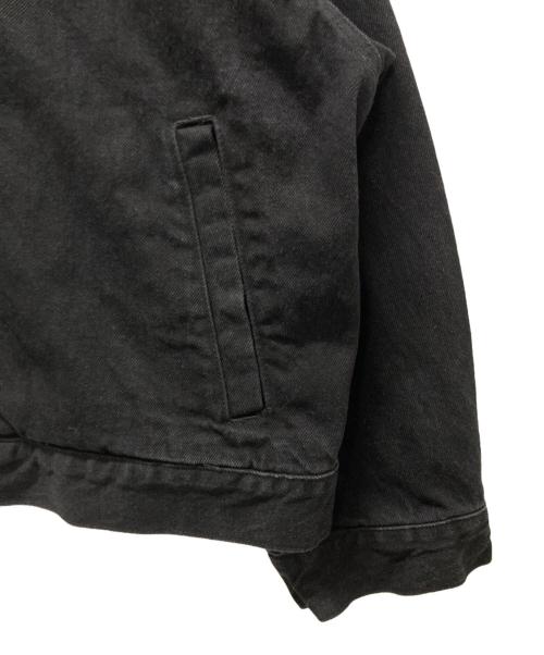 HARE（ハレ）HARE (ハレ) ファイヤーマンバックルデニムブルゾン ブラック サイズ:Mの古着・服飾アイテム