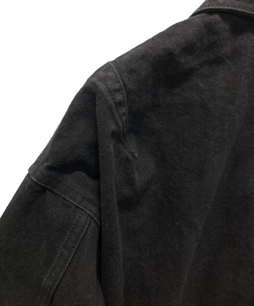 HARE（ハレ）HARE (ハレ) ファイヤーマンバックルデニムブルゾン ブラック サイズ:Mの古着・服飾アイテム