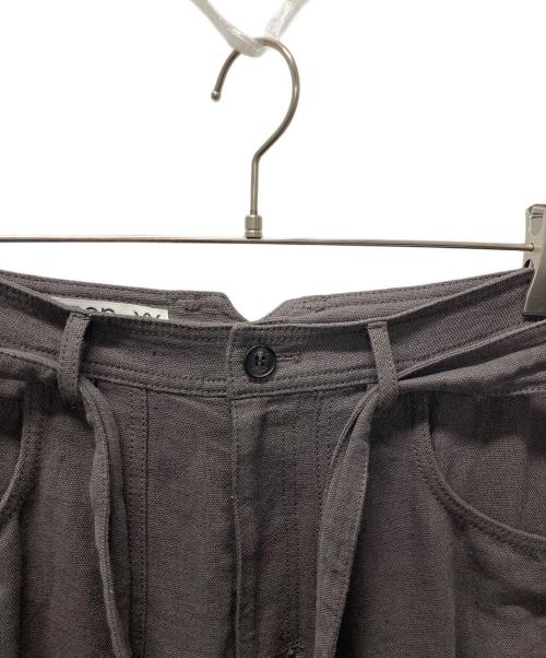 OPEN YY（オープンワイワイ）OPEN YY (オープンワイワイ) Linen Cargo Pants/リネン混カーゴパンツ グレー サイズ:Sの古着・服飾アイテム