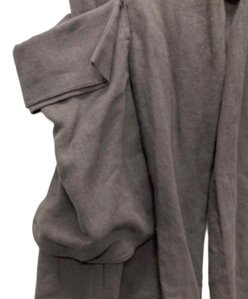 OPEN YY（オープンワイワイ）OPEN YY (オープンワイワイ) Linen Cargo Pants/リネン混カーゴパンツ グレー サイズ:Sの古着・服飾アイテム