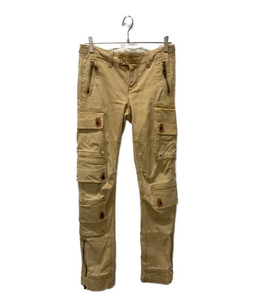 RALPH LAUREN（ラルフローレン）RALPH LAUREN (ラルフローレン) マルチポケットカーゴパンツ ベージュ サイズ:4の古着・服飾アイテム