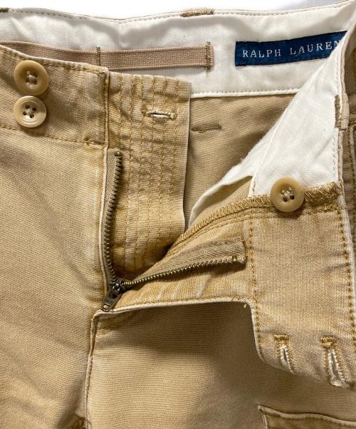 RALPH LAUREN（ラルフローレン）RALPH LAUREN (ラルフローレン) マルチポケットカーゴパンツ ベージュ サイズ:4の古着・服飾アイテム