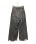 JOHN LAWRENCE SULLIVAN (ジョン ローレンス サリバン) WASHED DENIM WIDE PANTS ブラック サイズ:M：18000円