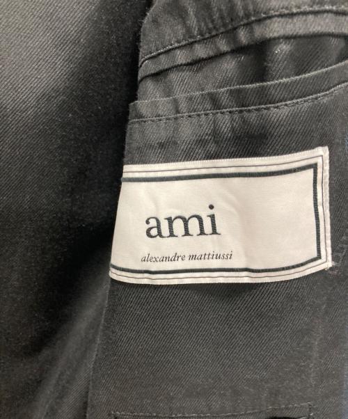 AMI PARIS（アミ パリス）AMI PARIS (アミ パリス) ボンバージャケット ネイビー サイズ:XSの古着・服飾アイテム