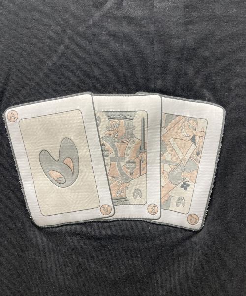 Dior（ディオール）DIOR (ディオール) KENNY SCHARF (ケニー・シャーフ) ロゴ刺繍Tシャツ ブラック サイズ:Sの古着・服飾アイテム