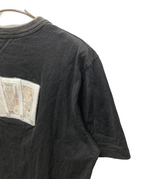 Dior（ディオール）DIOR (ディオール) KENNY SCHARF (ケニー・シャーフ) ロゴ刺繍Tシャツ ブラック サイズ:Sの古着・服飾アイテム