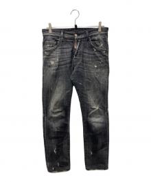 DSQUARED2（ディースクエアード）の古着「Skater Jean/デニムパンツ」｜ブラック