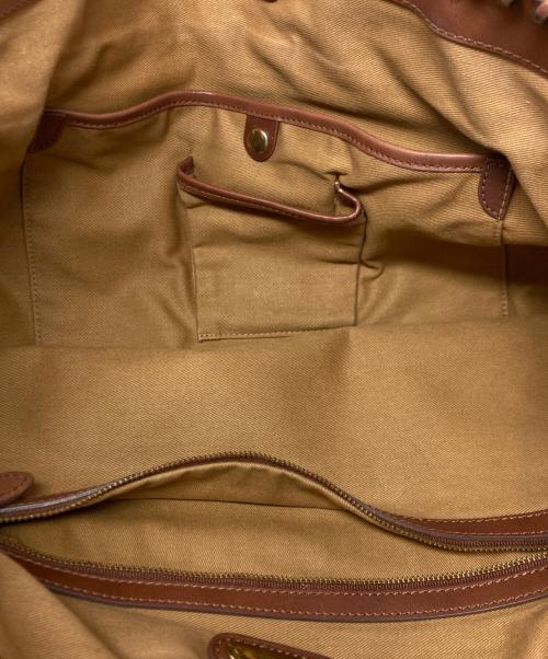 RALPH LAUREN（ラルフローレン）RALPH LAUREN (ラルフローレン) レザートートバッグ ブラウンの古着・服飾アイテム