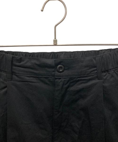 ANGLAN（アングラン）ANGLAN (アングラン) Long Tuck Wing Balloon Pants ブラック サイズ:Fの古着・服飾アイテム