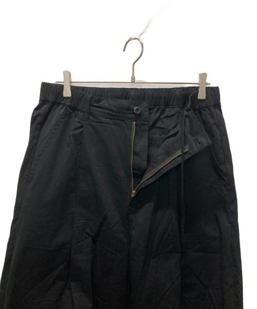 ANGLAN（アングラン）ANGLAN (アングラン) Long Tuck Wing Balloon Pants ブラック サイズ:Fの古着・服飾アイテム