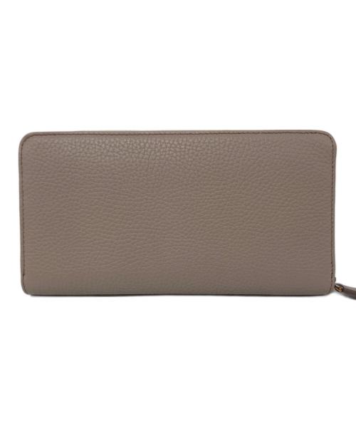 MONTBLANC（モンブラン）MONTBLANC (モンブラン) ラウンドファスナー長財布 ベージュの古着・服飾アイテム