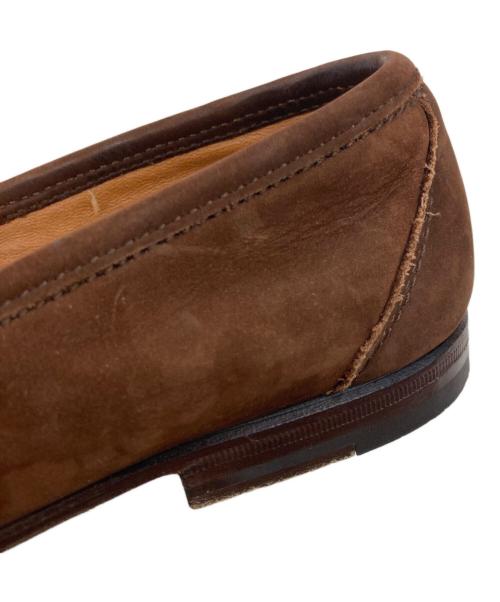 Salvatore Ferragamo（サルヴァトーレ フェラガモ）Salvatore Ferragamo (サルヴァトーレ フェラガモ) ヴァラリボンスエードローファー ブラウン サイズ:5 1/2の古着・服飾アイテム