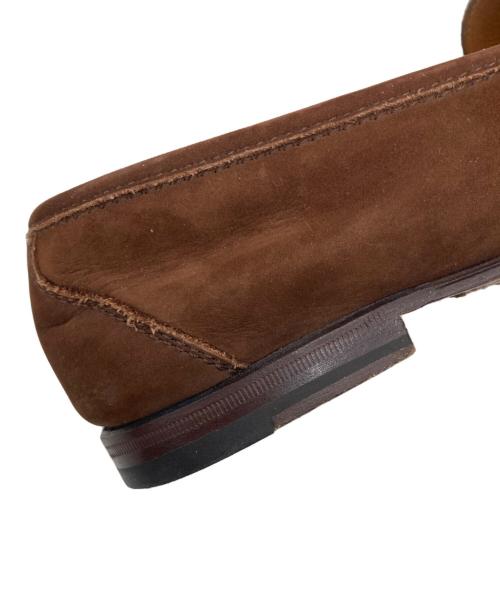 Salvatore Ferragamo（サルヴァトーレ フェラガモ）Salvatore Ferragamo (サルヴァトーレ フェラガモ) ヴァラリボンスエードローファー ブラウン サイズ:5 1/2の古着・服飾アイテム