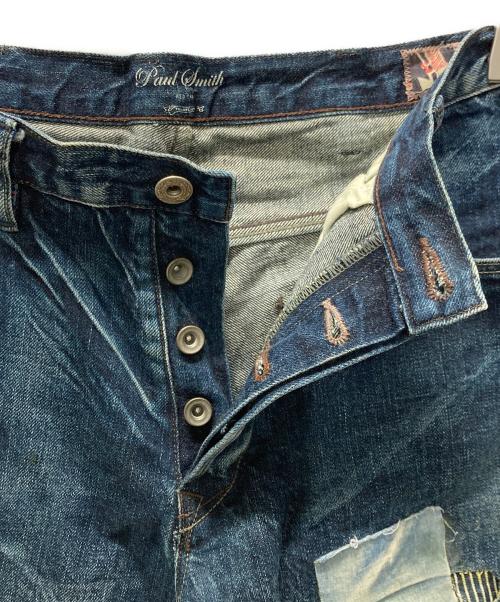Paul Smith RED EAR（ポールスミス レッドイヤー）Paul Smith RED EAR (ポールスミス レッドイヤー) パッチワークデニムパンツ インディゴ サイズ:Mの古着・服飾アイテム