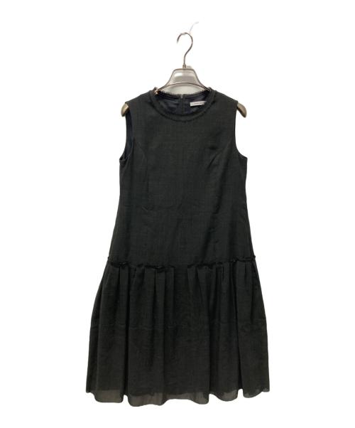 FOXEY（フォクシー）FOXEY (フォクシー) ノースリーブワンピース グレー サイズ:38の古着・服飾アイテム