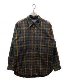 PENDLETON（ペンドルトン）の古着「ウールチェックシャツ」｜ブラウン