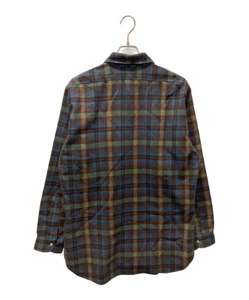 PENDLETON（ペンドルトン）PENDLETON (ペンドルトン) ウールチェックシャツ ブラウン サイズ:Lの古着・服飾アイテム